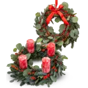 Vánoční set věnců